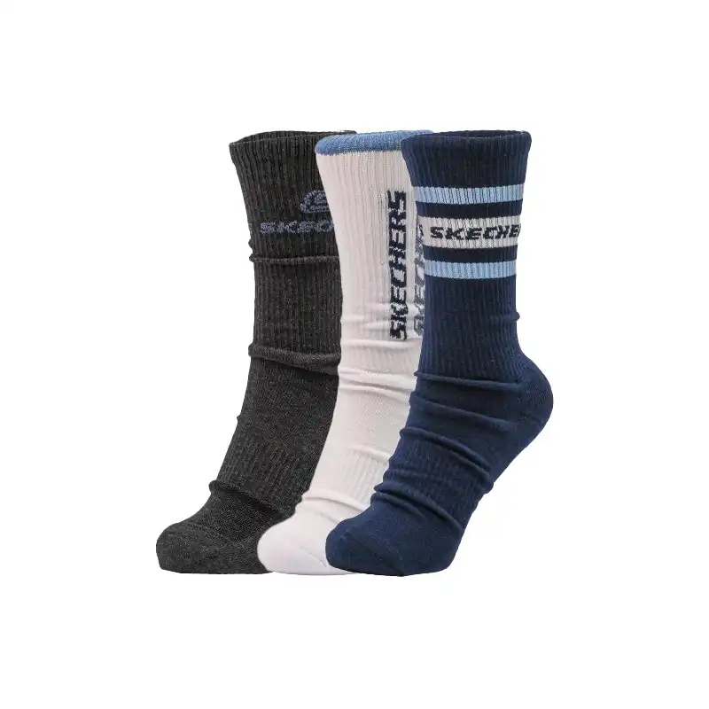 3PK MENS 1/2 TERRY CREW
